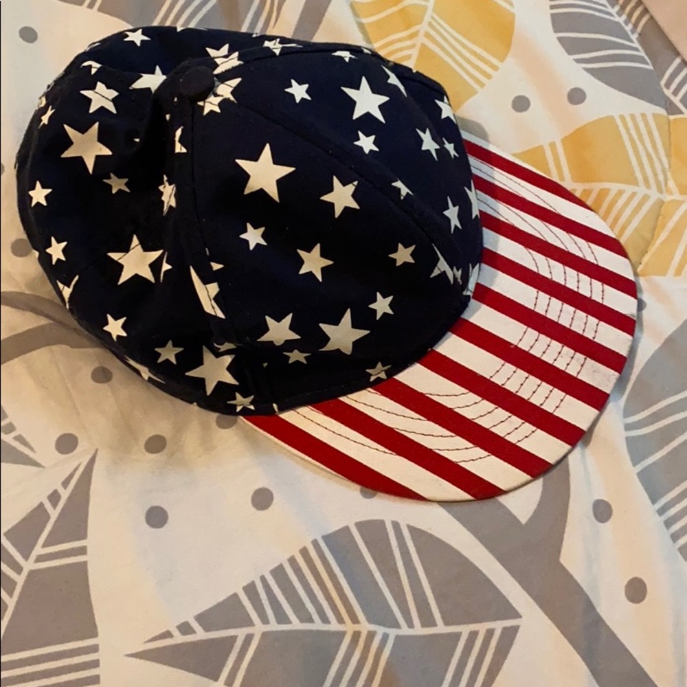 Red white & blue SnapBack hat